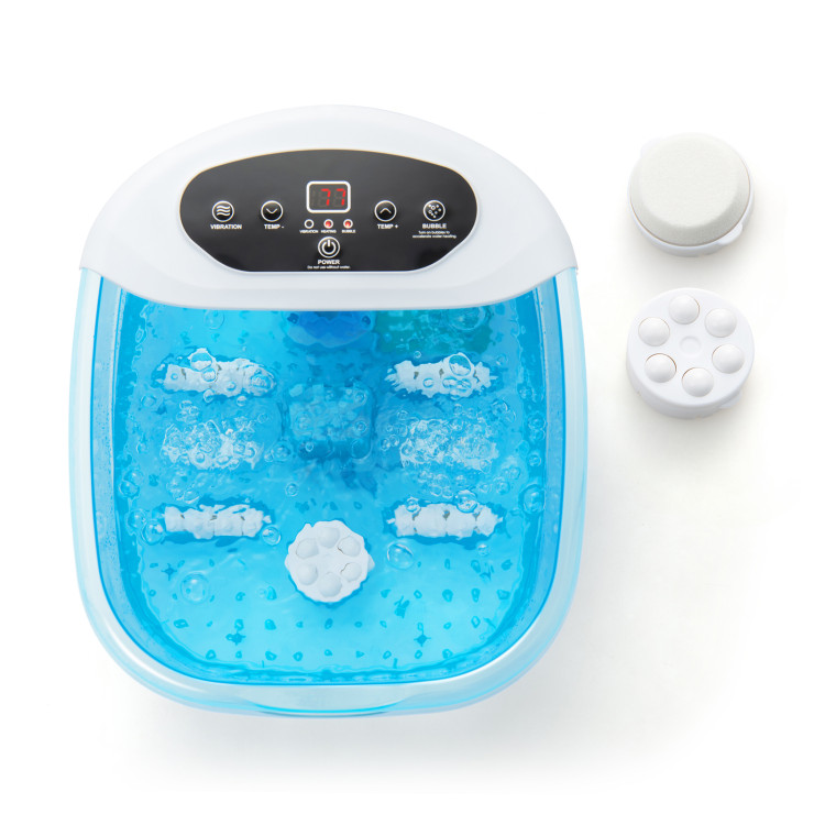 Foot Spa Massager Tub with Removable Pedicure Stone and Massage