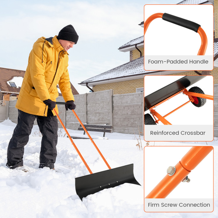 Costway Shovel Extendable Shovel Compact Snow Removal Tool