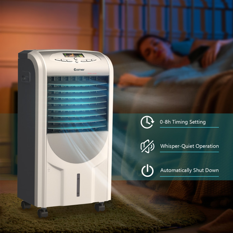 Portable Air Cooler Fan with Heater and Humidifier FunctionCostway Gallery View 3 of 14