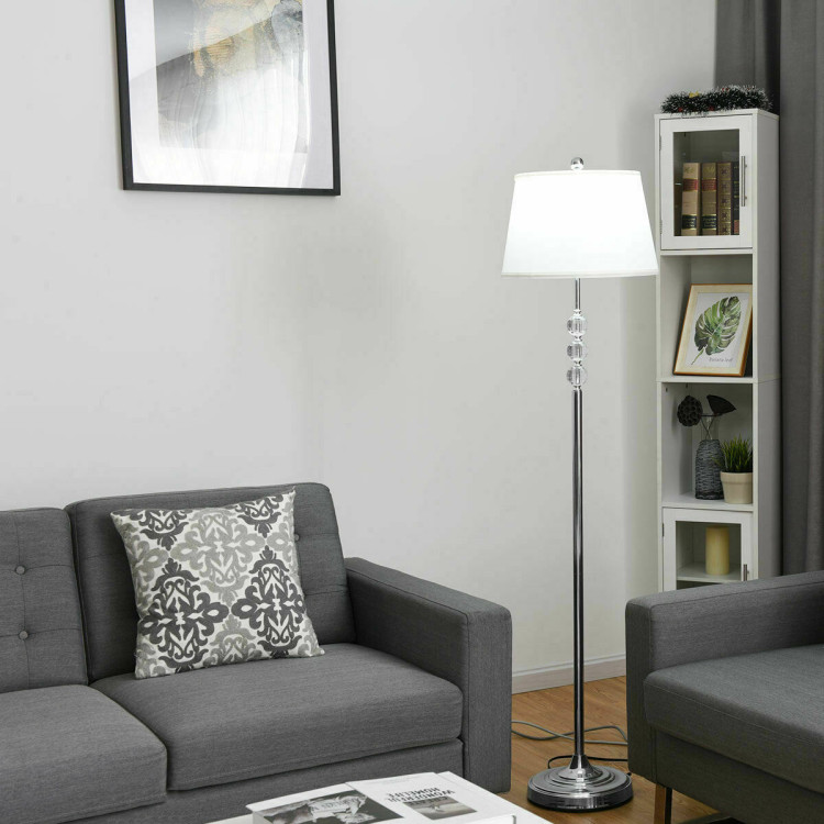 3-Piece Floor Lamp and Table Lamps SetCostway Gallery View 3 of 12