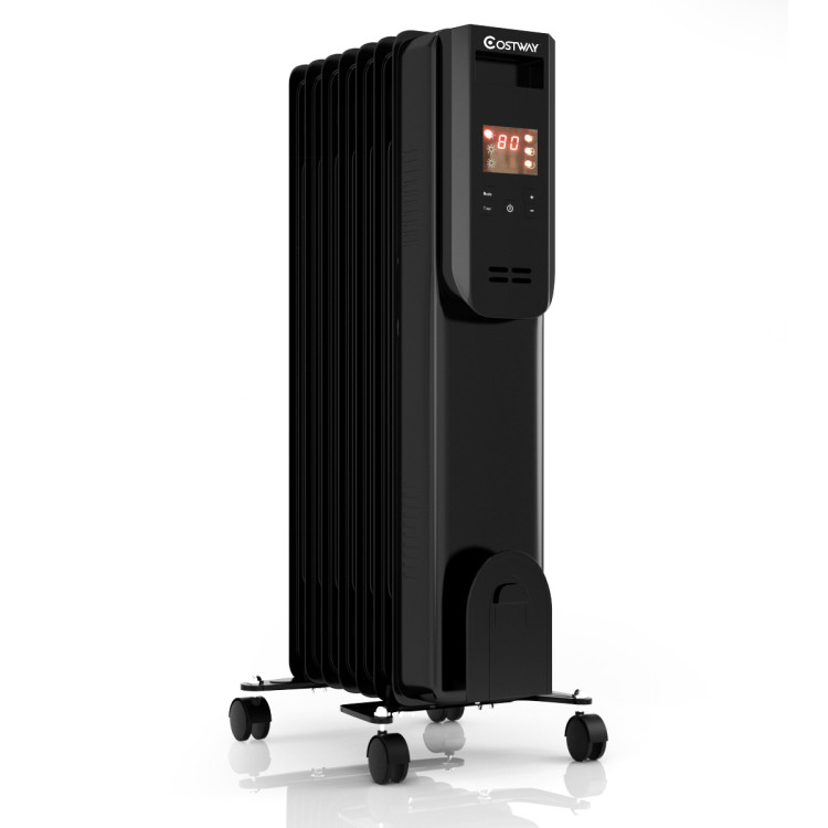 1500W LCD Electric Radiator Heater with Remote ControlCostway Gallery View 1 of 12