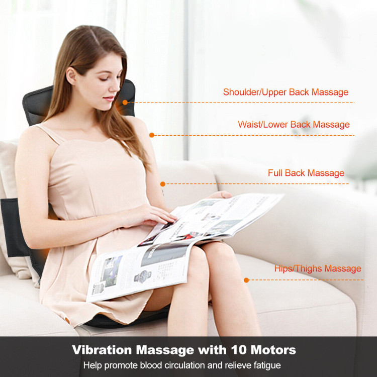 Foldable Full Body Massage Mat with 10 Vibration MotorsCostway Gallery View 3 of 11