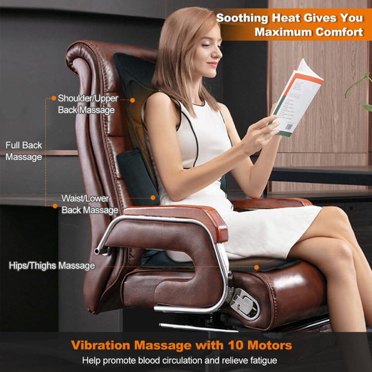 Foldable Full Body Massage Mat with 10 Vibration MotorsCostway Gallery View 6 of 11