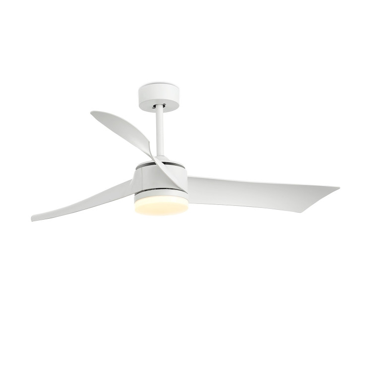 52 Inch Reversible Ceiling Fan with Light-WhiteCostway Gallery View 3 of 11