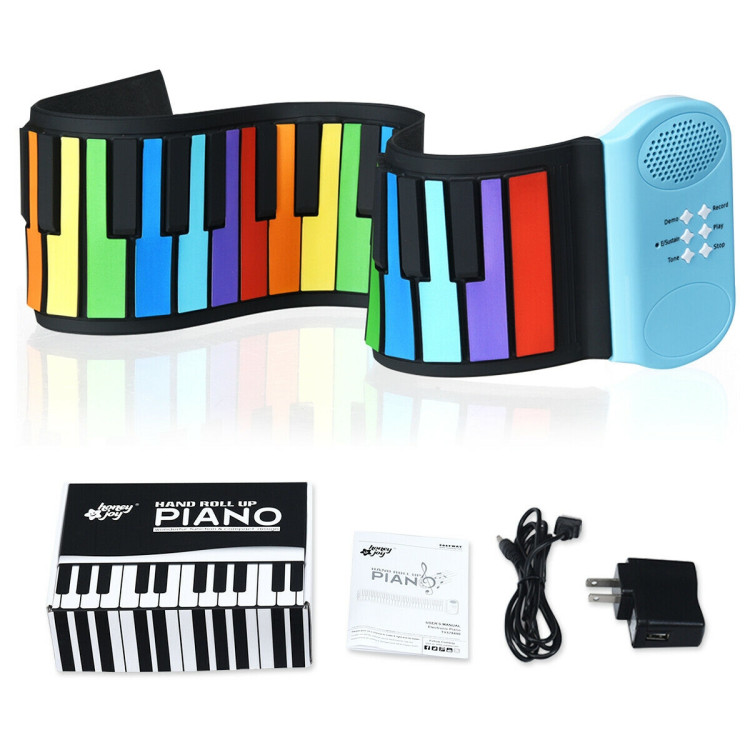 49-Key Roll-up Piano with Support Earphones - Gallery View 9 of 10