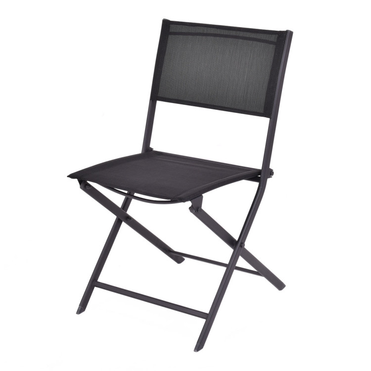Set of 4 Outdoor Patio Folding ChairsCostway Gallery View 3 of 11