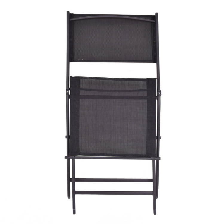 Set of 4 Outdoor Patio Folding ChairsCostway Gallery View 9 of 11