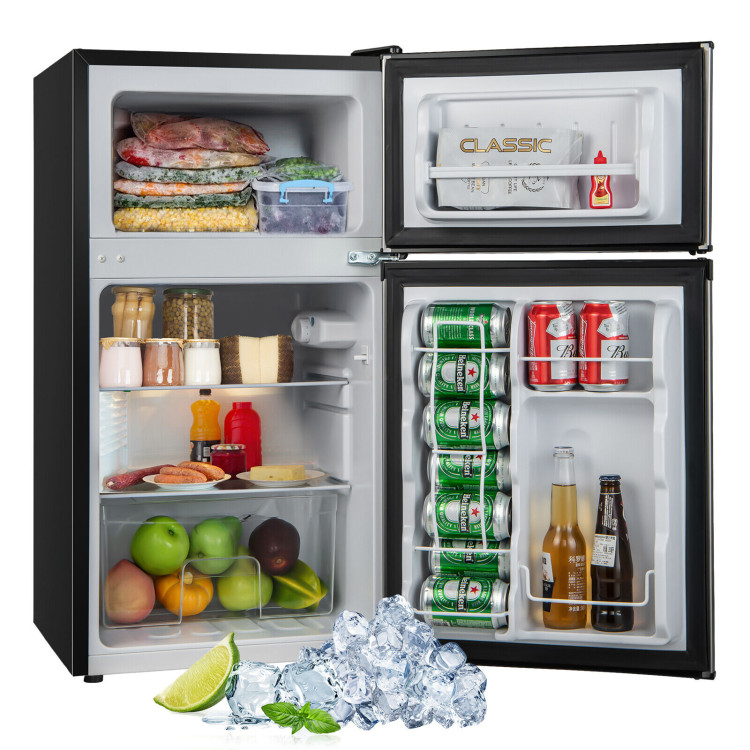3.2 Cu. Ft Compact Mini Fridge with 5 Temperature SettingsCostway Gallery View 6 of 10