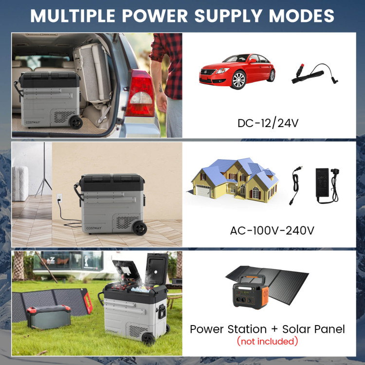 110~240V AC Power Cord for Car Freezer Portable Fridge Refrigerator