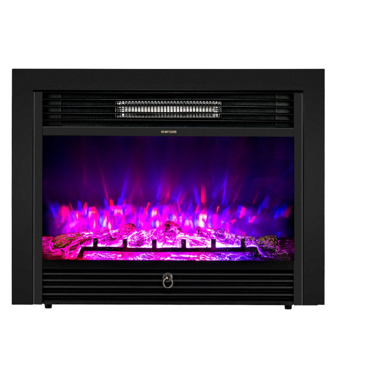 28.5 Inch Electric Fireplace Recessed with 3 Flame ColorsCostway Gallery View 1 of 10
