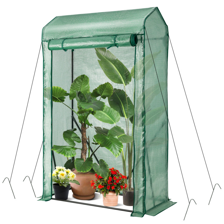 Walk-in Garden Greenhouse Hot House Tomato Plant Warm HouseCostway Gallery View 7 of 10