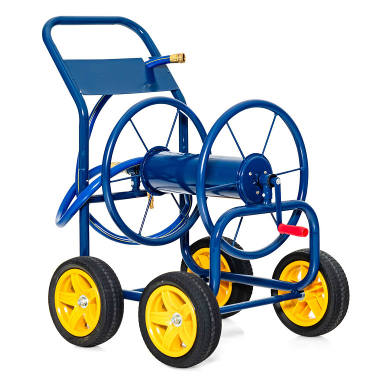 Garden Hose Reel Cart Holds 330ft of 3/4 Inch or 5/8 Inch HoseCostway Gallery View 1 of 8