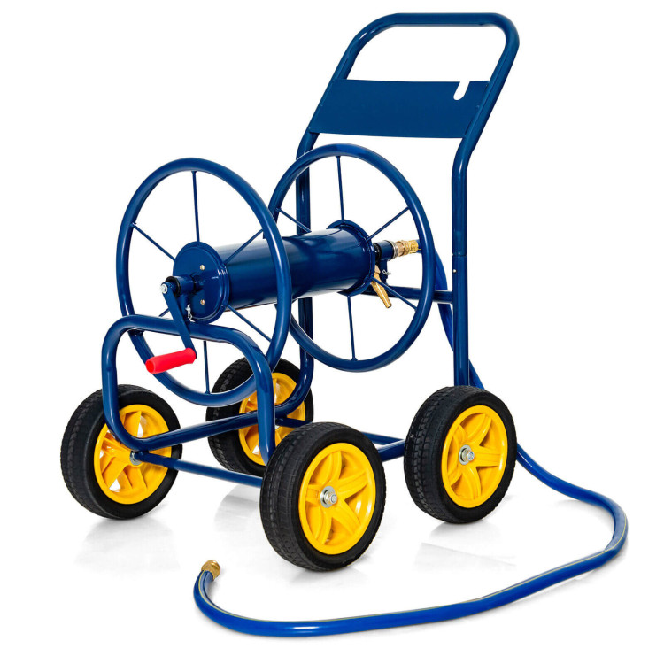 Garden Hose Reel Cart Holds 330ft of 3/4 Inch or 5/8 Inch HoseCostway Gallery View 6 of 8