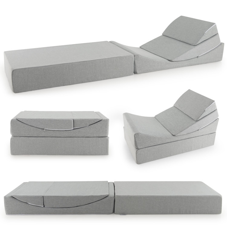 4 In 1 Convertible Folding Sofa Bed