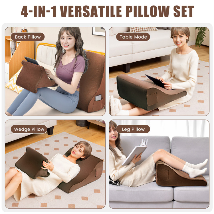 https://assets.costway.com/media/catalog/product/cache/0/thumbnail/750x/9df78eab33525d08d6e5fb8d27136e95/h/HU10384BN/Bed_Wedge_Pillow_with_Tablet_Pillow_Stand_and_Side_Pockets_Brown-7.jpg