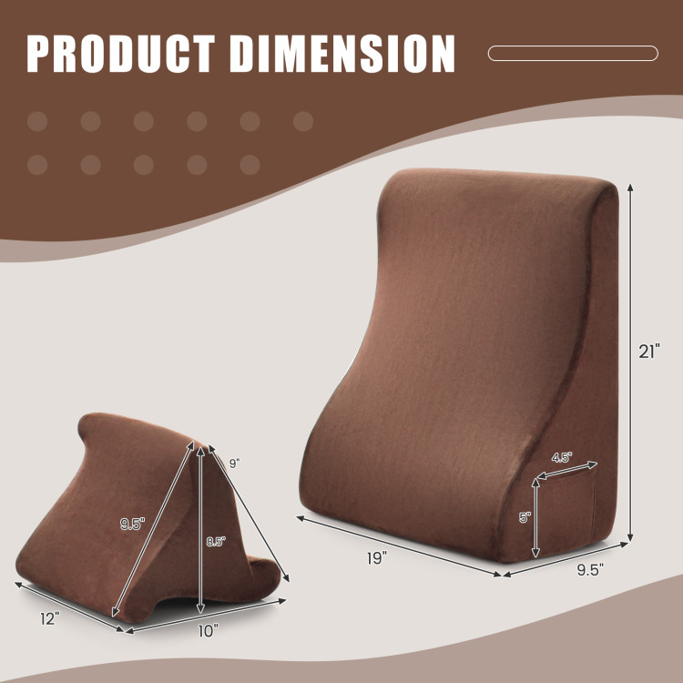 https://assets.costway.com/media/catalog/product/cache/0/thumbnail/750x/9df78eab33525d08d6e5fb8d27136e95/h/HU10384BN/Bed_Wedge_Pillow_with_Tablet_Pillow_Stand_and_Side_Pockets_Brown-size-5.jpg