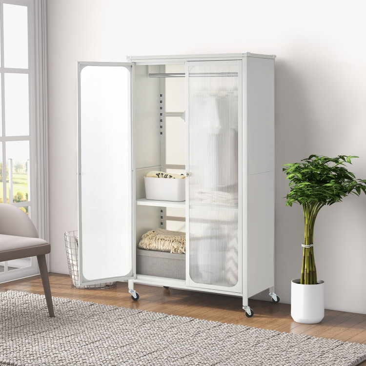 https://assets.costway.com/media/catalog/product/cache/0/thumbnail/750x/9df78eab33525d08d6e5fb8d27136e95/h/HU10441WH/Rolling_Storage_Armoire_Closet_with_Hanging_Rod_and_Adjustable_Shelf_White-2.jpg