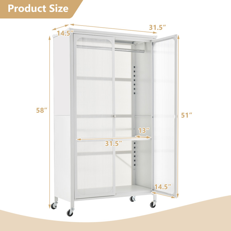 https://assets.costway.com/media/catalog/product/cache/0/thumbnail/750x/9df78eab33525d08d6e5fb8d27136e95/h/HU10441WH/Rolling_Storage_Armoire_Closet_with_Hanging_Rod_and_Adjustable_Shelf_White_size-5.jpg