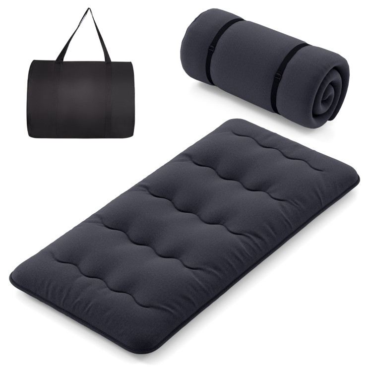 Futon Mattress with Washable Cover and Foldable Mat - Gallery View 1 of 10