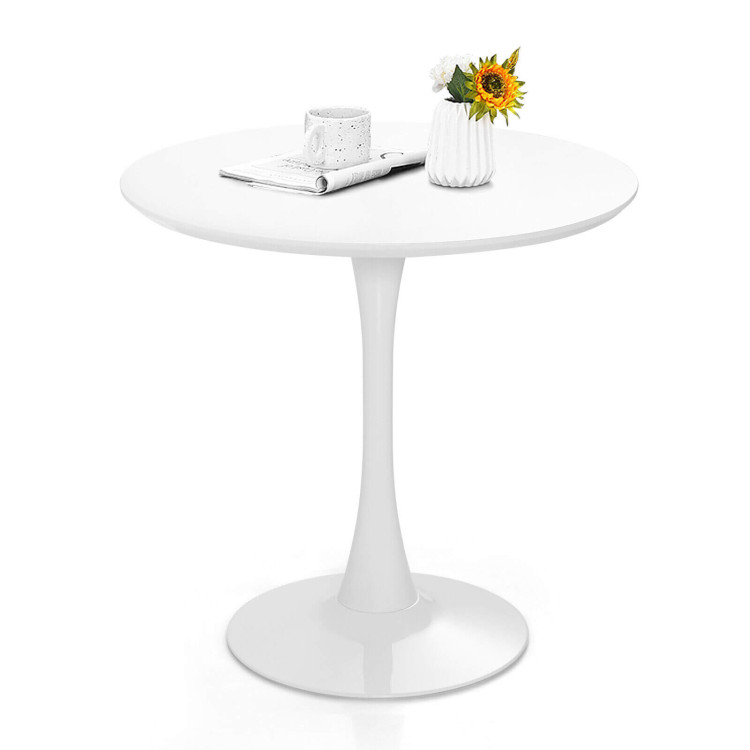 32 Inch Modern Tulip Round Dining Table with MDF Top - Gallery View 4 of 10