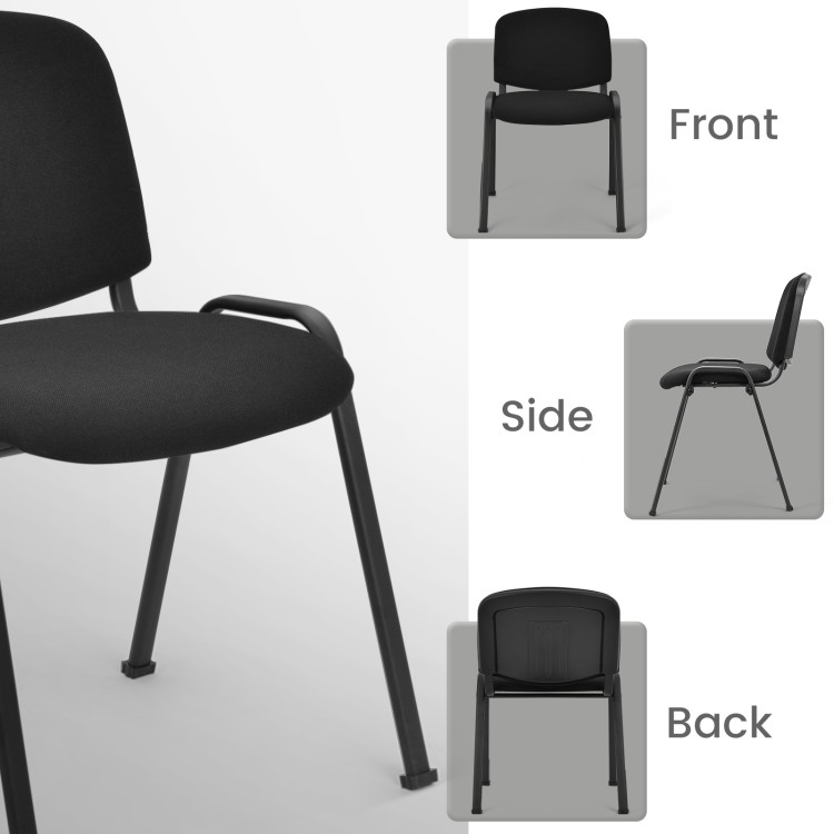 5 Pieces Elegant Conference Office Chair Set for Guest ReceptionCostway Gallery View 6 of 10