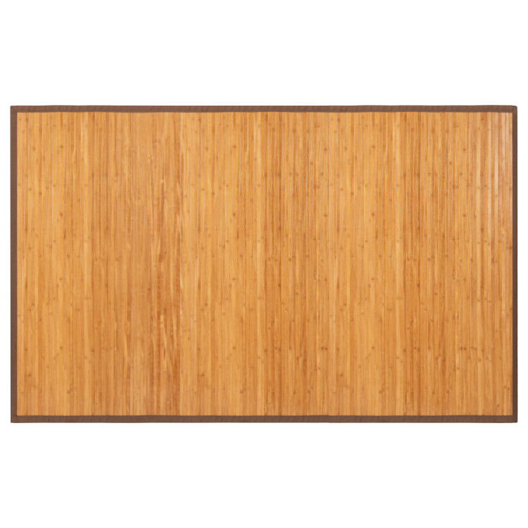 Bamboo Floor Mat With Anti Slip Backing
