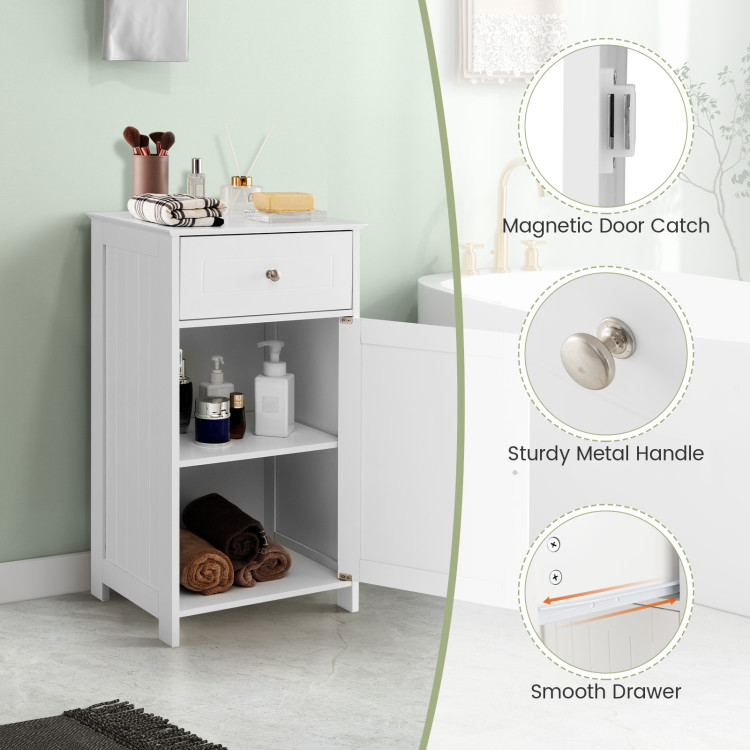  MIRACOL Bathroom Corner Storage Cabinet - 2 Adjustable
