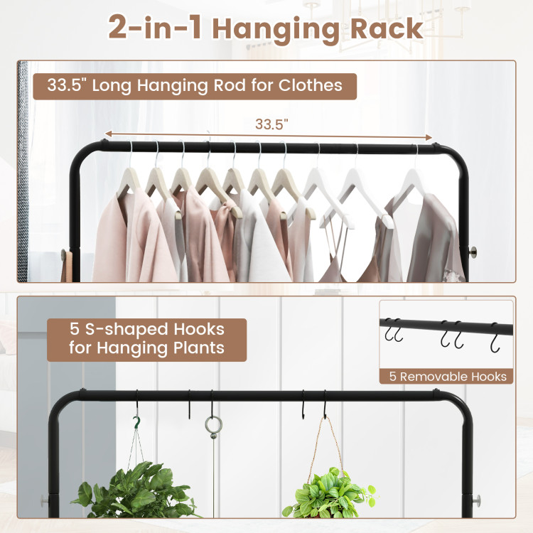 Aluminum Alloy Hanger Hooks For Clothing Telescoping Garment Rods