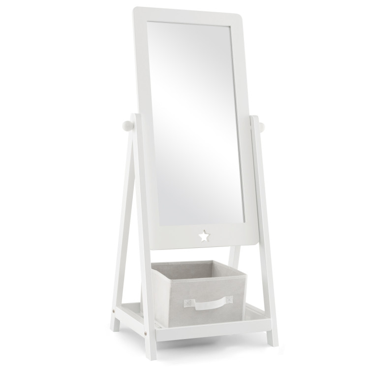 Floor Standing Mirror - Cheap White Floor Mirrors – Kids Funnel