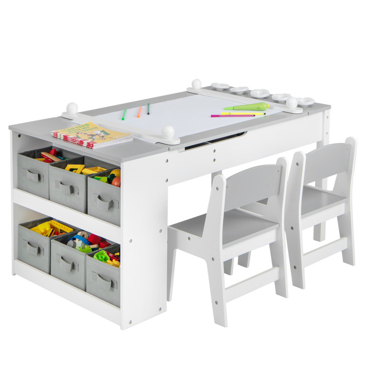Kids Art Table With Storage