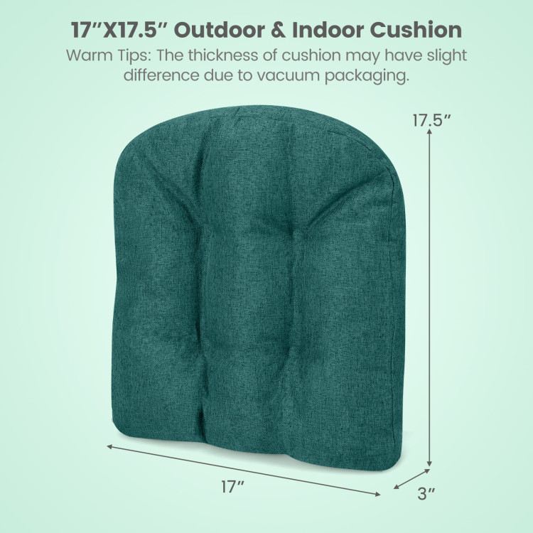 Chair Cushion Pad Nonslip Seat Pad Soft Plush Cushion Thick Computer Chair Cushion Cover Folding Pad for Car Home Office Dining Room Indoor Outdoor
