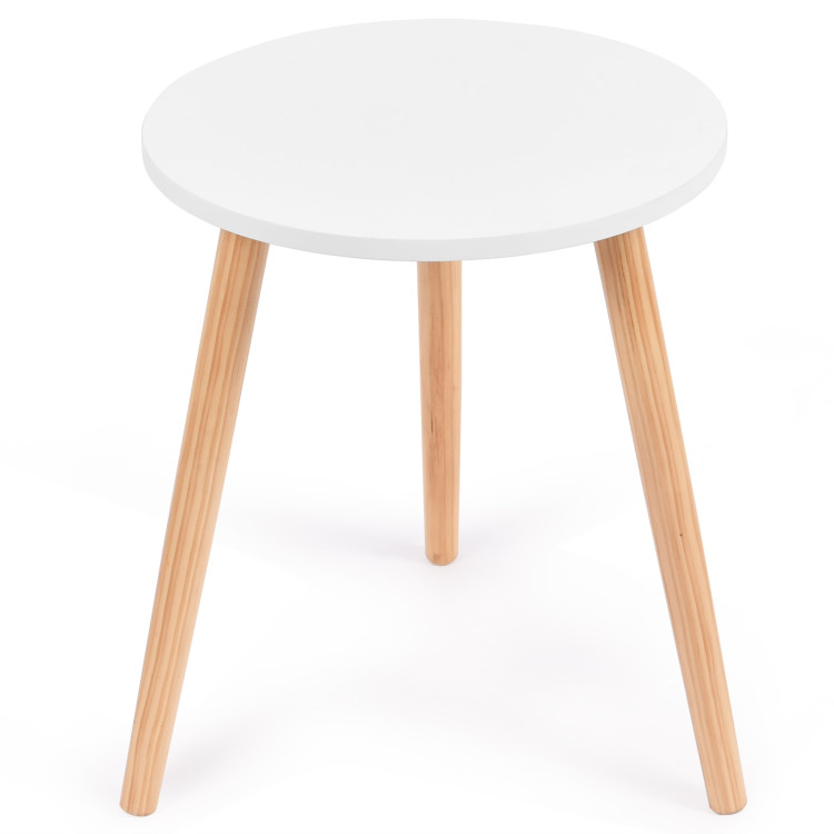 16 Inch Modern Round Coffee TableCostway Gallery View 1 of 11