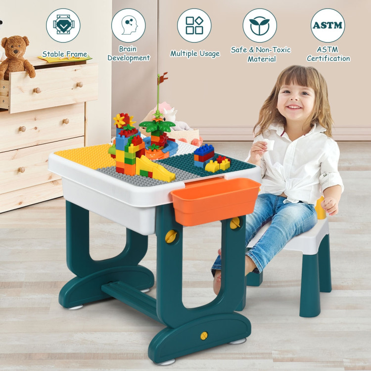 5-in-1 Kids Activity Table SetCostway Gallery View 3 of 11