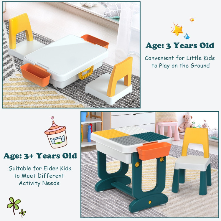 5-in-1 Kids Activity Table SetCostway Gallery View 11 of 11