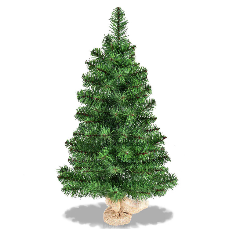 Holiday Season Decor Artificial PVC Christmas Tree-2 ftCostway Gallery View 5 of 10
