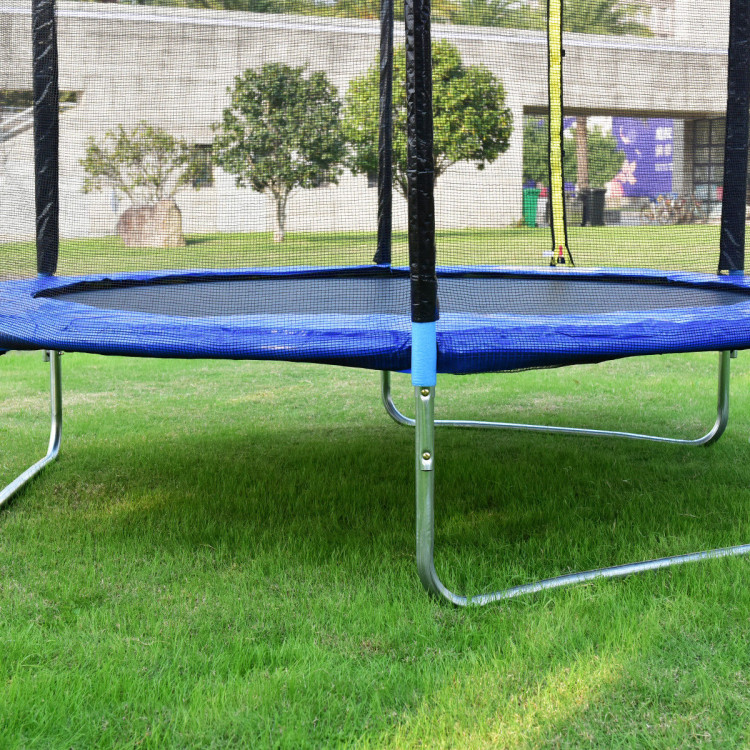 8 feet Safety Jumping Round Trampoline with Spring Safety PadCostway Gallery View 2 of 9