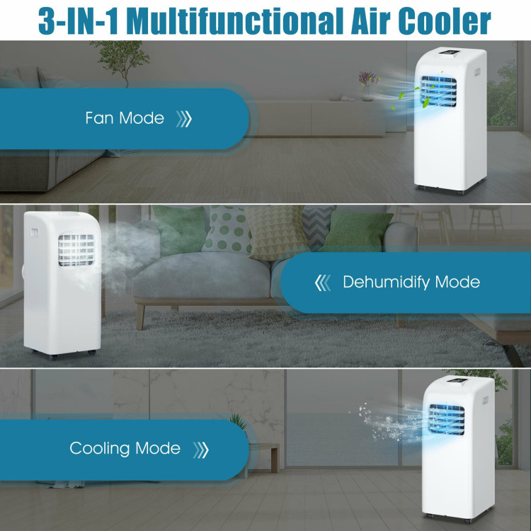 8,000 BTU Portable Air Conditioner with Dehumidifier FunctionCostway Gallery View 8 of 13