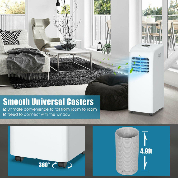 8,000 BTU Portable Air Conditioner with Dehumidifier FunctionCostway Gallery View 9 of 13