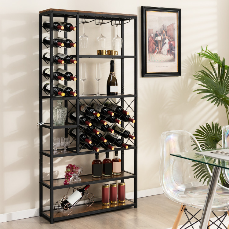 Bamboo Wine Glass Holder Glass Drying Storage Hanger Organizer Rack - China Wine  Rack, Wine Rack Wall Mounted