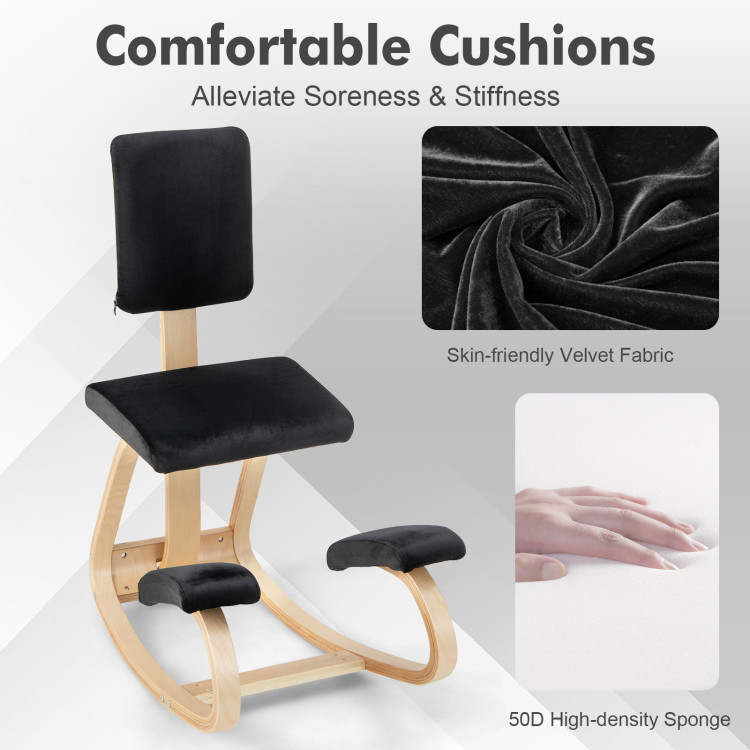 Costway Rocking Kneeling Chair Ergonomic Posture Correcting Back Pain - See  Details - Bed Bath & Beyond - 38424088