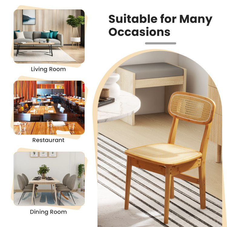 Rattan restaurant 2024 chairs