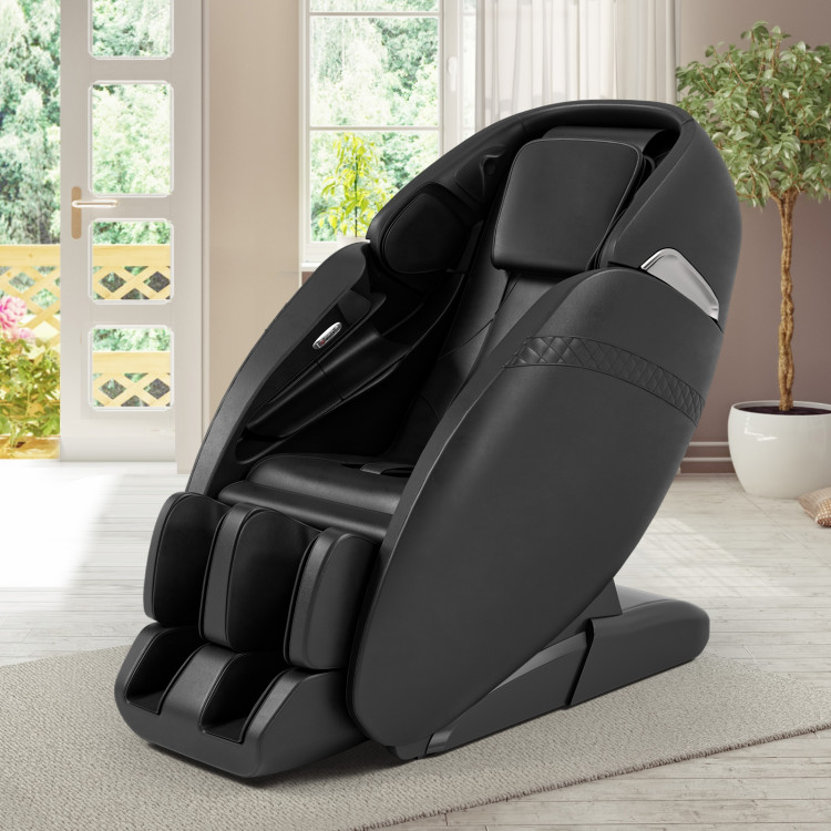 Electric Zero Gravity Massage Chair with SL Track-BlackCostway Gallery View 6 of 14