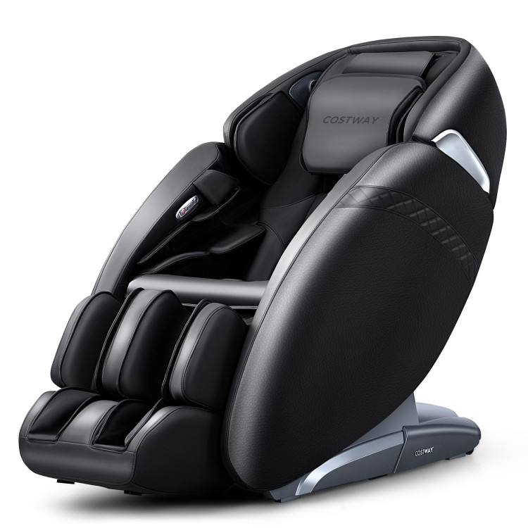Electric Zero Gravity Massage Chair with SL Track-BlackCostway Gallery View 1 of 14