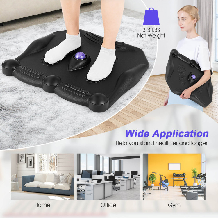 Standlypad Anti Fatigue Mat with Foot Massage Ball