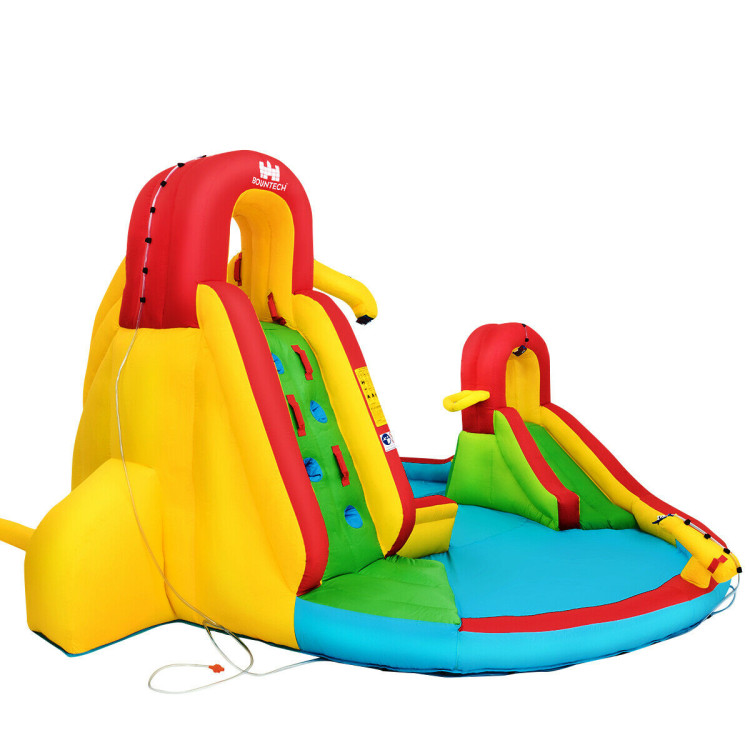Kids Gift Inflatable Water Slide Bounce Park with 480 W BlowerCostway Gallery View 1 of 9