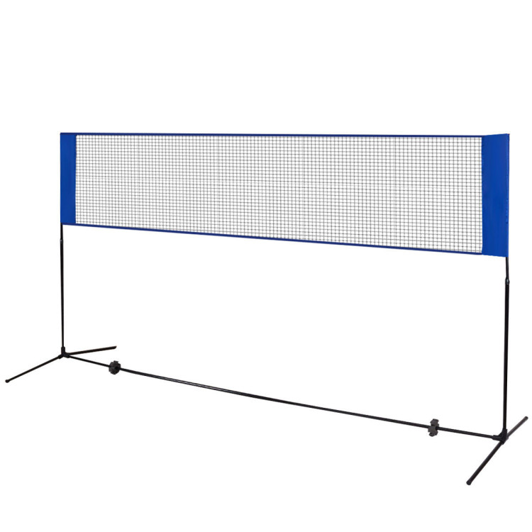 Portable 10 x 5 Feet Beach Badminton Training Net with Carrying BagCostway Gallery View 2 of 15