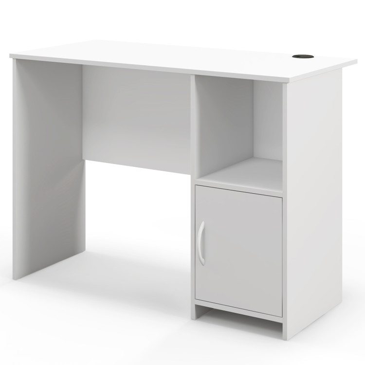 Modern Computer Desk with Cabinet - Gallery View 1 of 10