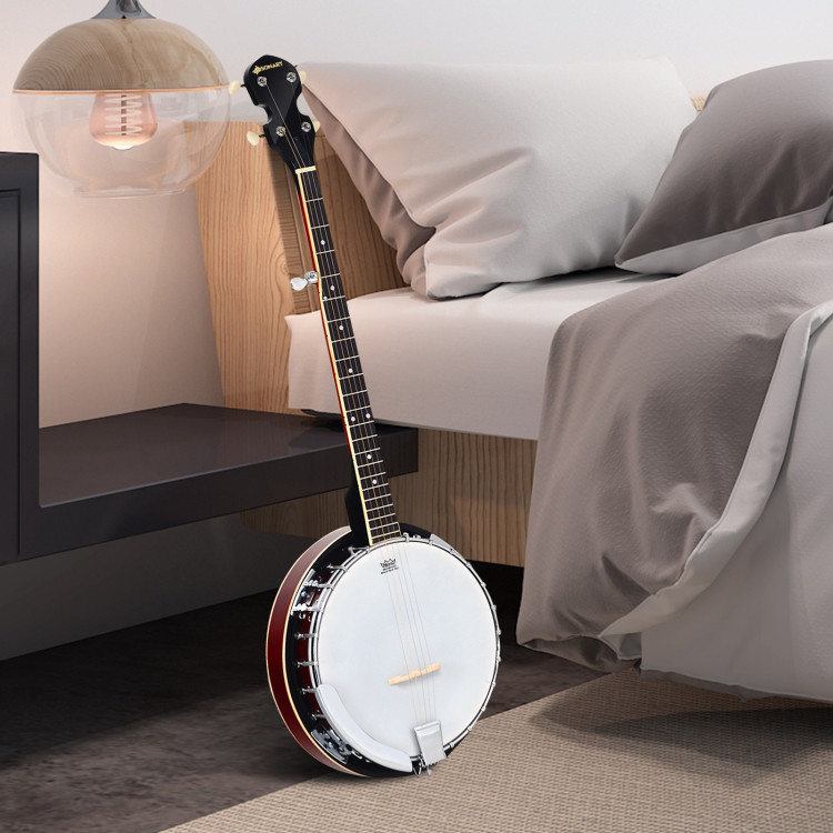 Sonart 5 String Geared Tunable Banjo with caseCostway Gallery View 6 of 10