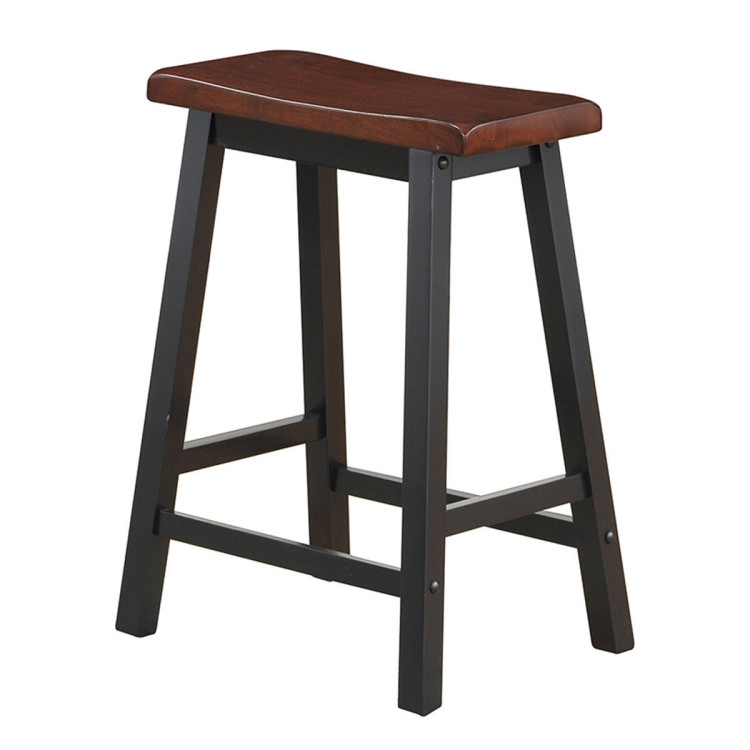 24 Inch Height Set of 2 Home Kitchen Dining Room Bar Stools-CoffeeCostway Gallery View 5 of 6