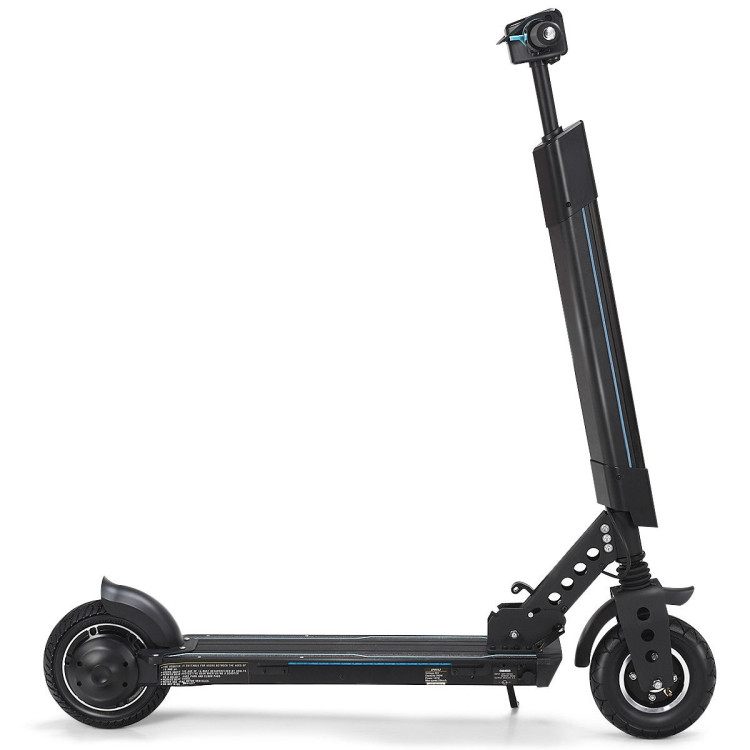 Foldable Electric Scooter with Removable Seat LEDCostway Gallery View 2 of 10